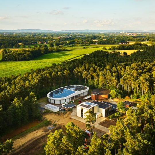 VIDEC Use Case: Stadtwerke Gütersloh – Luftbild Wasserwerk Nordrheda-Ems VIDEC Use Case: Stadtwerke Gütersloh – Luftbild Wasserwerk Nordrheda-Ems